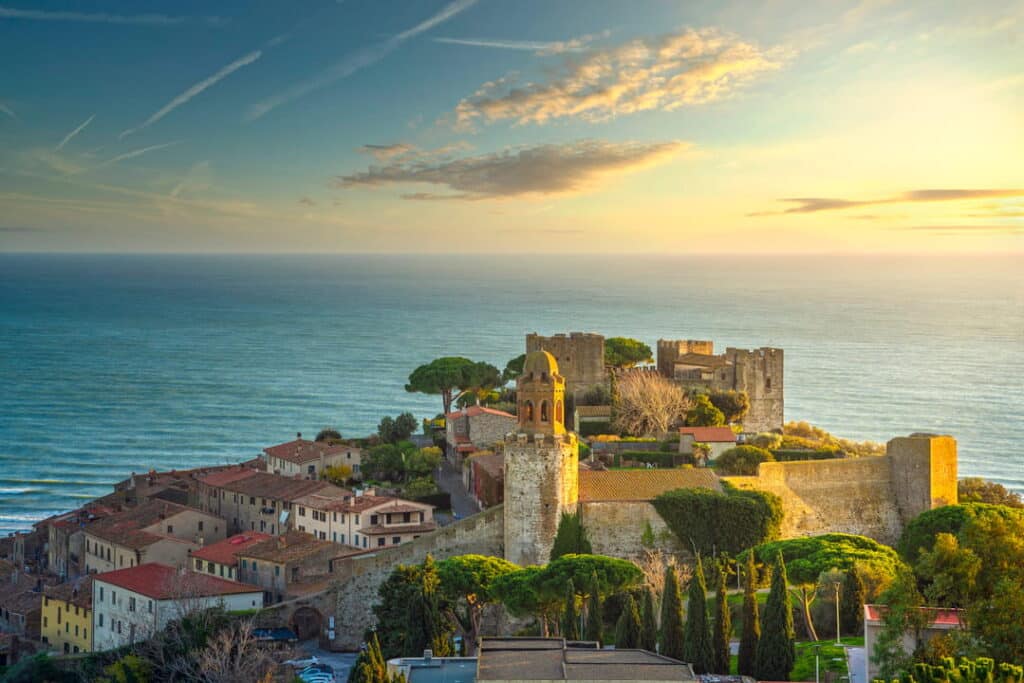 Village of Castiglione della Pescaia in Maremma Tuscany Italy (Maremma the new frontier)